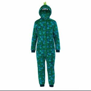 Kids XS Dinosaur Pajama Sleep Sack - Green and Blue